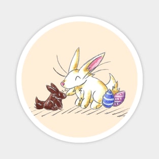 April Rabbits Magnet